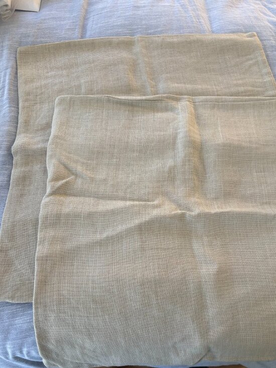 Pottery Barn Other - Pottery Barn Belgian Flax Linen Pillow Covers in Flax 24" NWOT